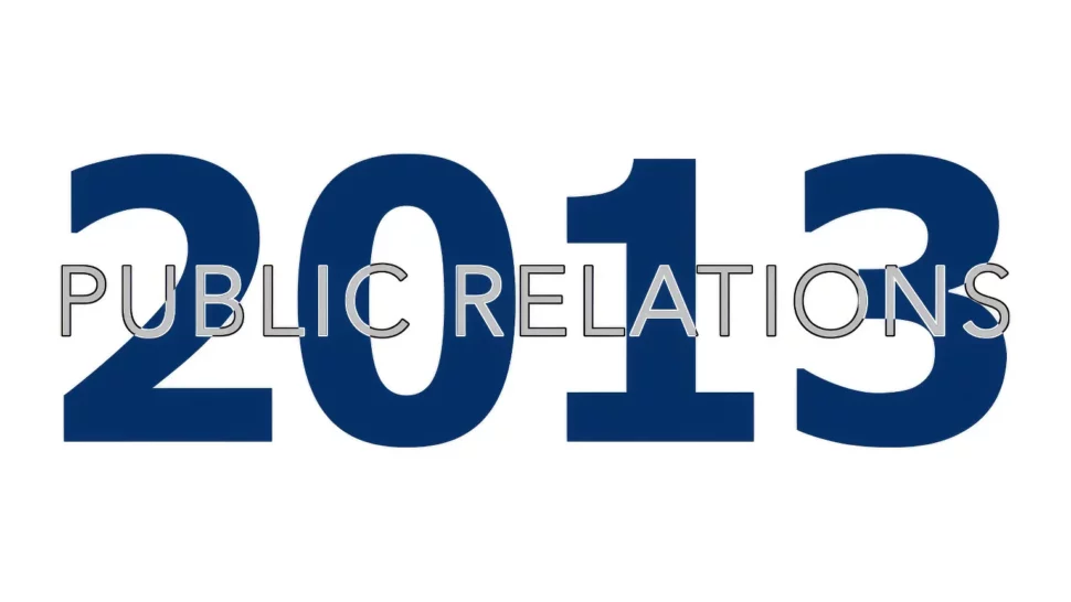 Public Relations 2013