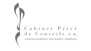 Logo Cabinet Privé de Conseils, black & white