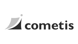 Logo cometis AG, black & white